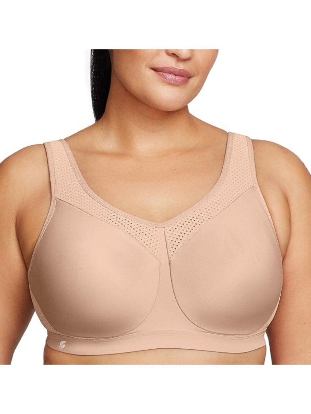 ✨ Glamorise 9265 Plus High Impact Wonderwire Sports Bra Underwire 46D NWOT